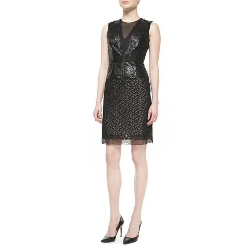 EUC Reed Krakoff Sleeveless Crewneck Dress with Tulle